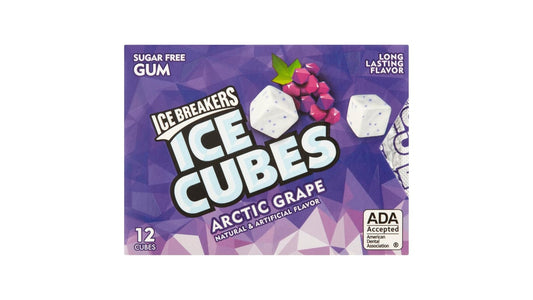 Ice Breakers Sugar-Free Ice Cubes Arctic Grape Gum (12 ct)