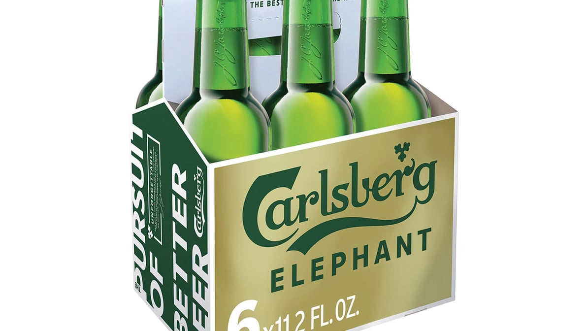 Calsberg Group Pilsner Elephant Bottle (11.2 oz x 6 ct)