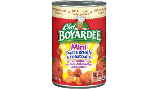 Chef Boyardee Mini Pasta Shells & Meatballs (14.75 oz)