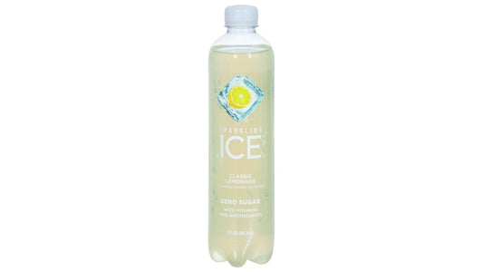 Sparkling Ice Zero Sugar Classic Lemonade Water Bottle (17 oz)