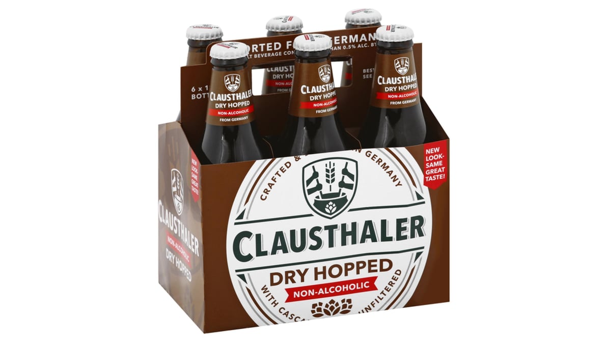 Clausthaler NA Lager Dry Hopped Bottle (12 oz x 6 ct)
