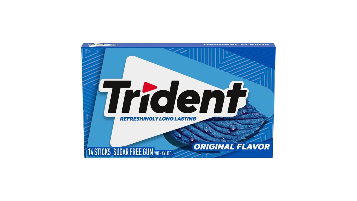 Trident Sugar Free Original Flavor Gum (14 ct)
