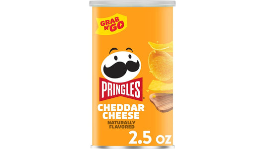 Pringles Cheddar Cheese Grab ' Go Potato Crisps (2.5 oz)