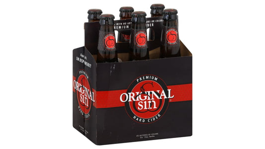 Original Sin Premium Hard Cider Bottles (12 oz x 6 ct)