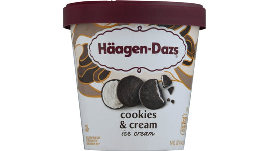 Haagen-Dazs Cookie & Cream Ice Cream (1 pt)