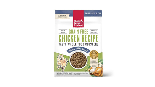 The Honest Kitchen Grain-Free Tasty Whole Food Clusters Dry Dog Food for Small Breed Chicken (1 lb)