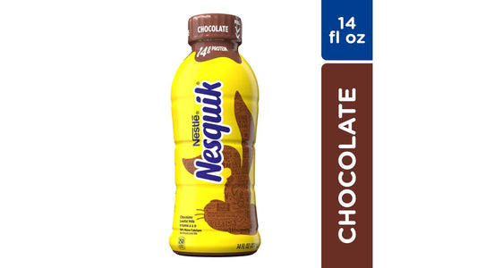 Nesquik Lowfat Chocolate Milk Bottle (14 oz)