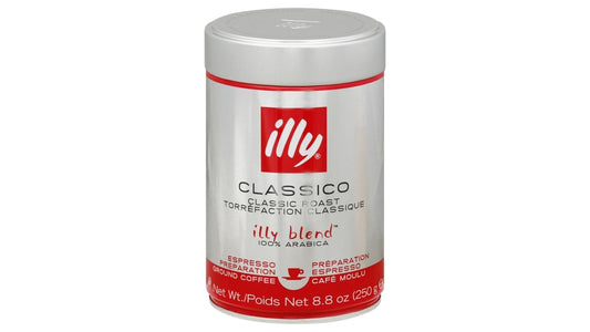 illy Classico Espresso Ground Coffee Classic Roast (8.8 oz)
