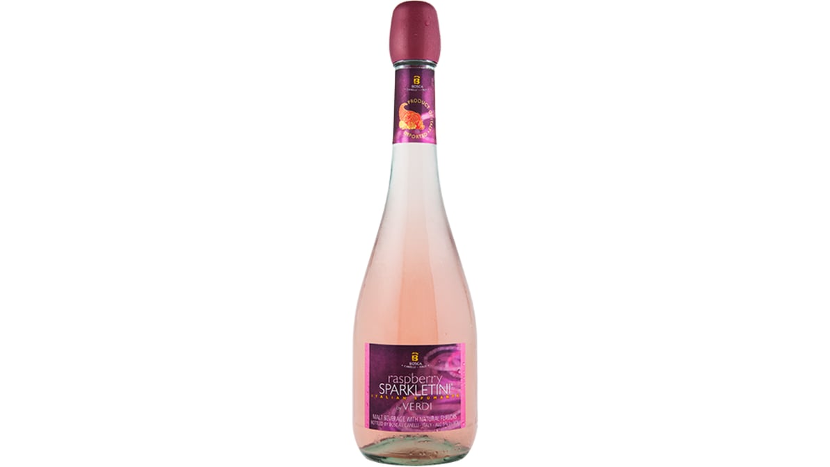 Verdi Sparkletini Malt Beverage Raspberry Bottle (25.4 oz)