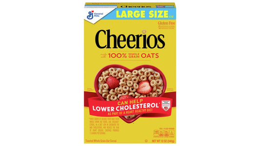 Cheerios Gluten Free Heart Healthy Original Cereal Large Size (12 oz)