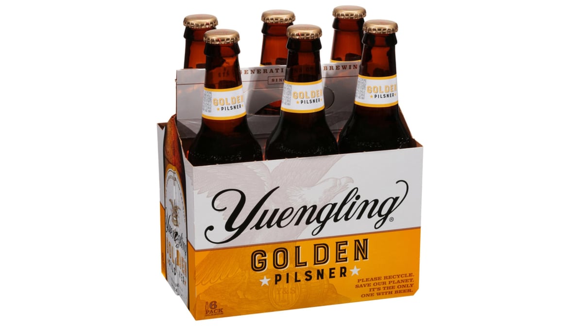 Yuengling Golden Pilsner Bottles (12 oz x 6 ct)