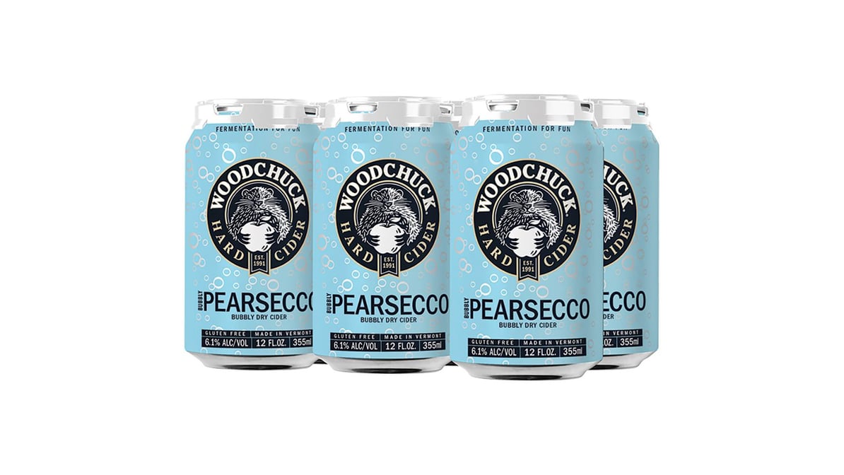 Woodchuck Bubbly Pearsecco Can (12 oz x 6 ct)