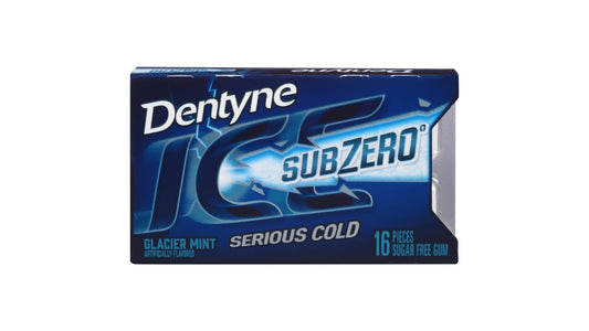 Dentyne Ice Sub Zero Sugar Free Gum Glacier Mint (16 ct)