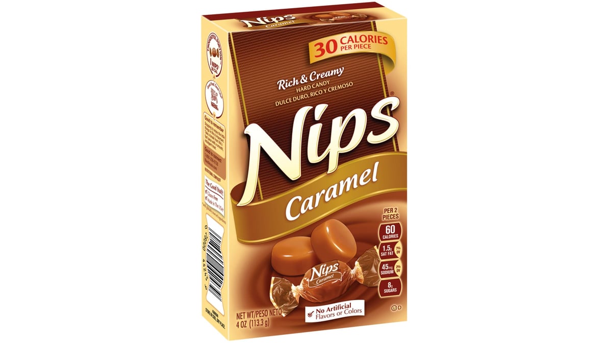 Nips Rich & Creamy Hard Candy Caramel (4 oz)