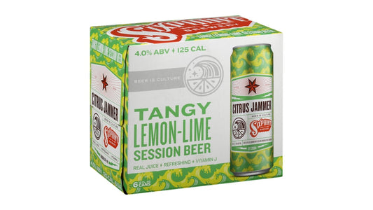 Sixpoint Tangy Lemon Lime Citrus Jammer Session Beer Ale Cans (12 oz x 6 ct)