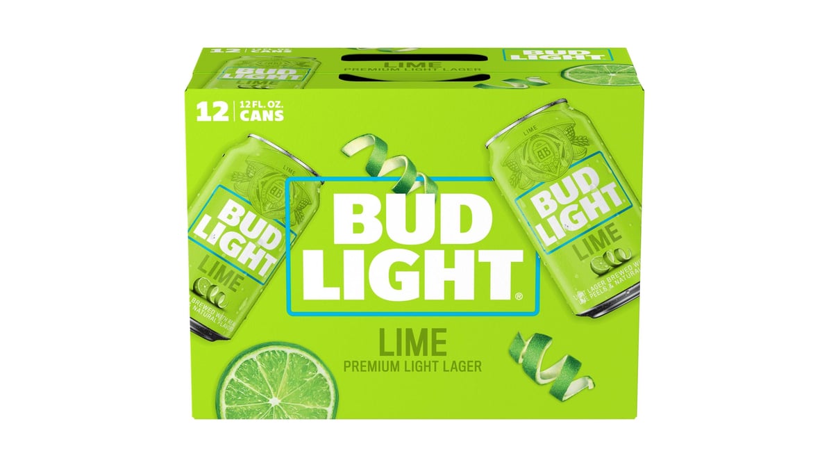 Bud Light Lime Lager Cans (12 oz x 6 ct)