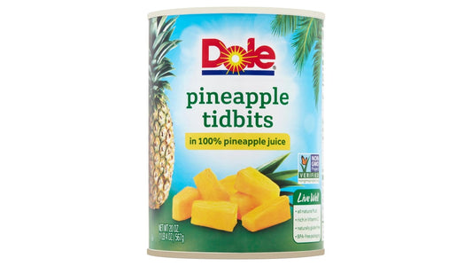 Dole Crushed Pineapple in 100% Pineapple Juice (20 oz)