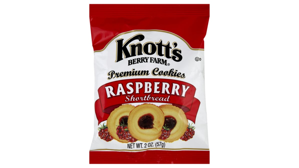 Knott's Berry Farm Raspberry Shortbread Cookies (2 oz)