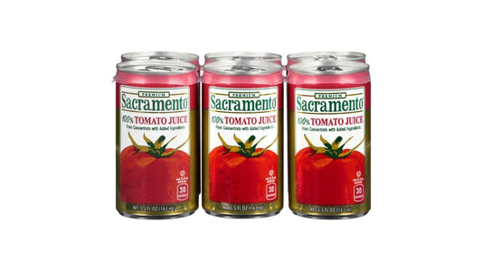 Sacramento Premium 100% Tomato Juice (5.5 oz x 6 ct)