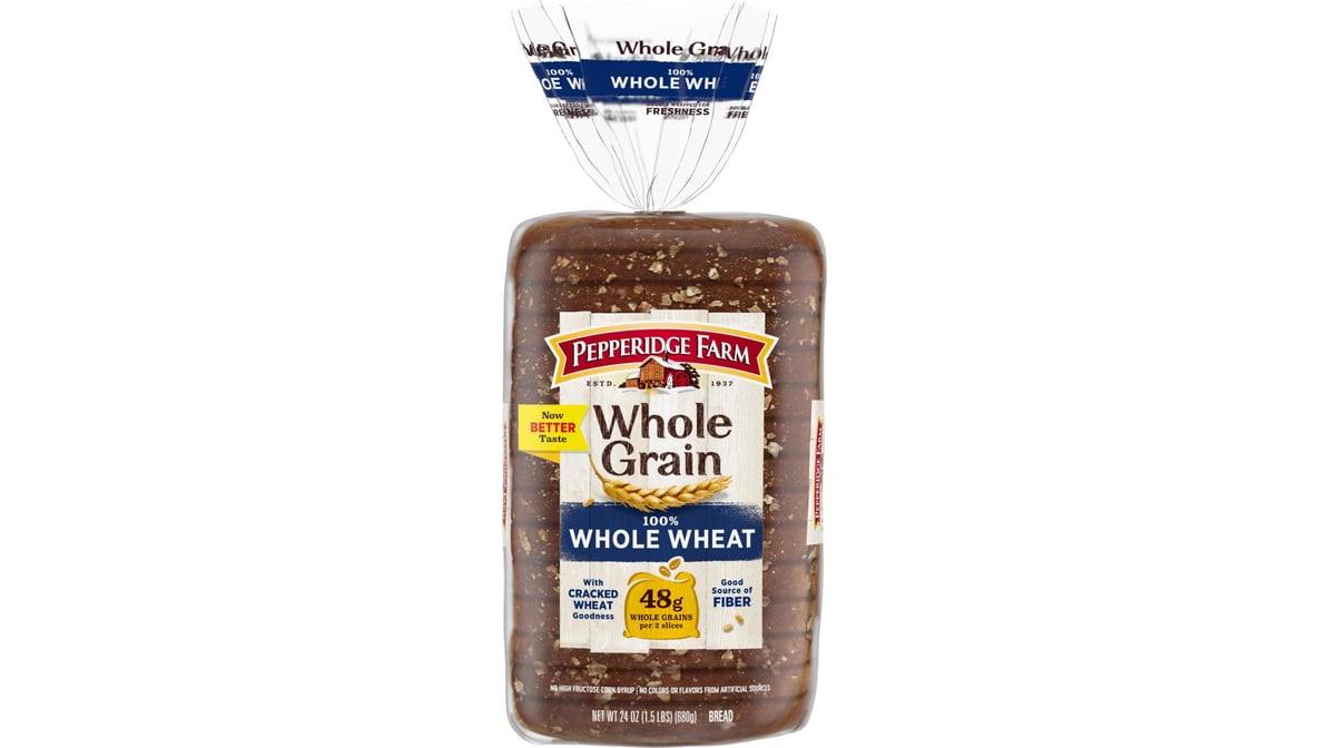 Pepperidge Farm Whole Grain 100% Whole Wheat Bread (24 oz)