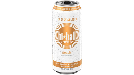 Hiball Energy Sparkling Water Peach (16 oz)