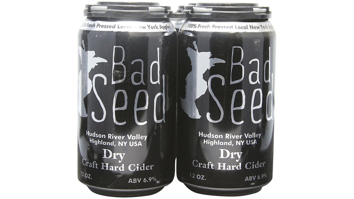 Bad Seed Dry Hard Cider Can (12 oz x 4 ct)