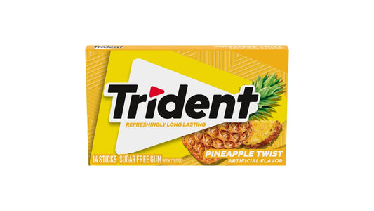 Trident Sugar Free Pineapple Twist Gum (14 ct)