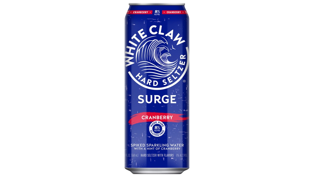 White Claw Surge Cranberry Hard Seltzer Can (19.2 oz)