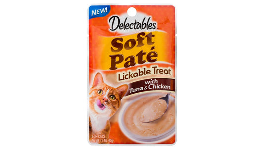 Delectables Soft Lickable Treat Pate with Tuna & Chicken (1.4 oz)