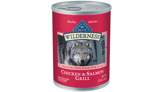 Blue Buffalo Wilderness Wet Dog Food Chicken & Salmon Grill (12.5 oz)