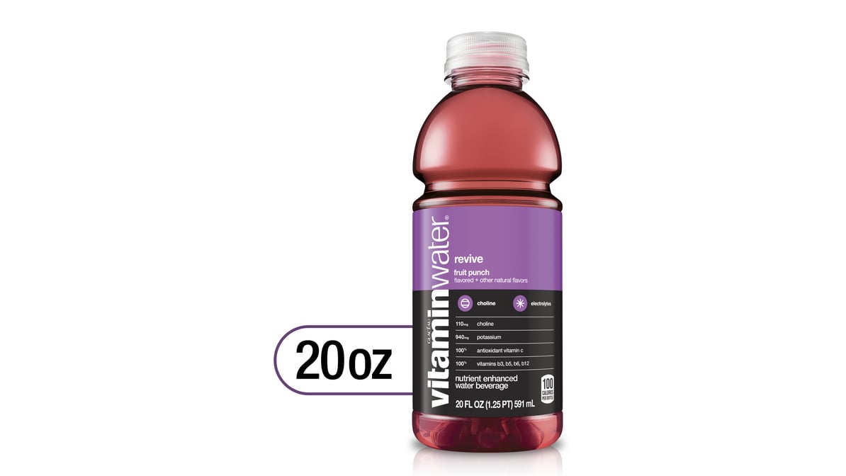 Vitamin Water Revive Fruit Punch Bottle (20 oz)
