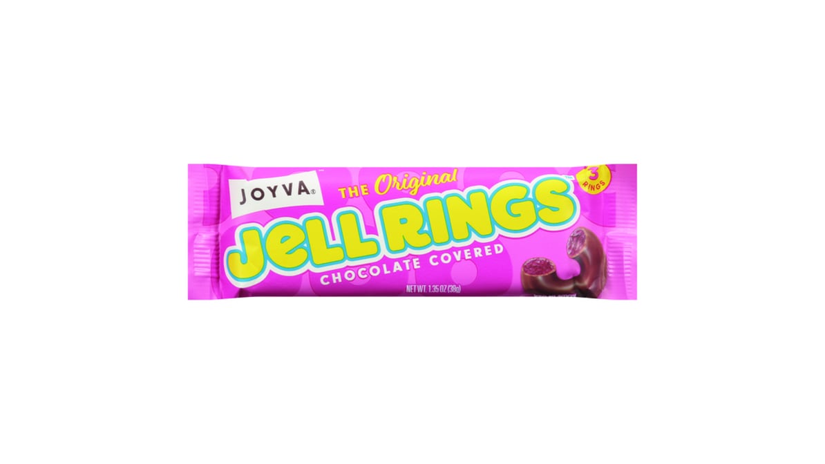 Joyva Original Chocolate Covered Jell Rings (3 ea)