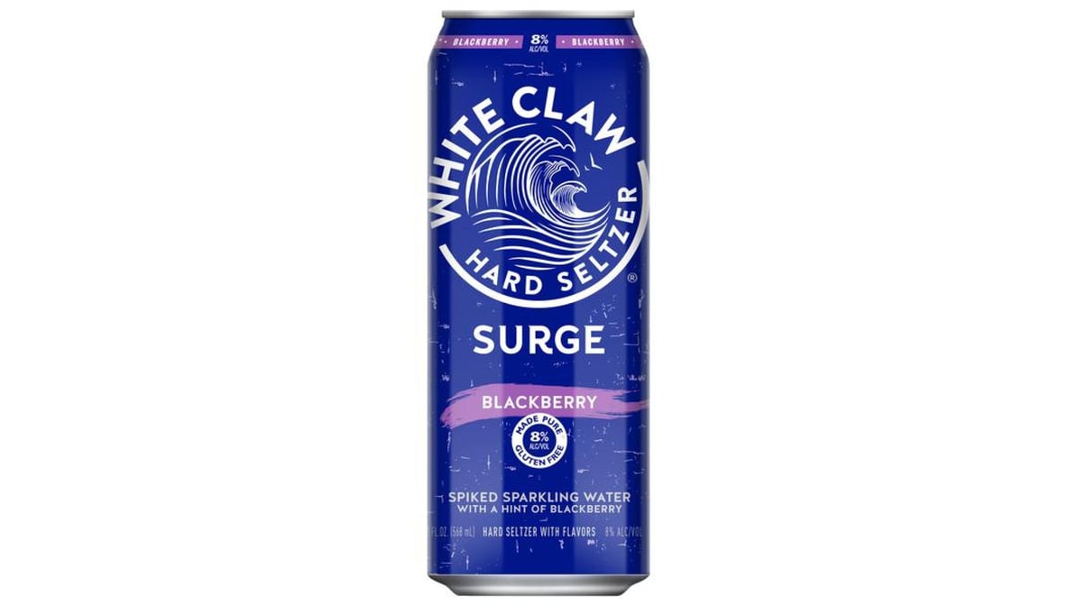 White Claw Blackberry Surge Hard Seltzer Can (19.2 oz)