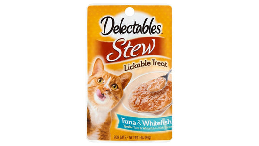 Delectables Stew Lickable Cat Treat with Tuna and Whitefish (1.4 oz)