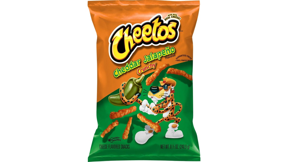 Cheetos Crunchy Cheddar Jalapeno Cheese Snacks (8.5 oz)