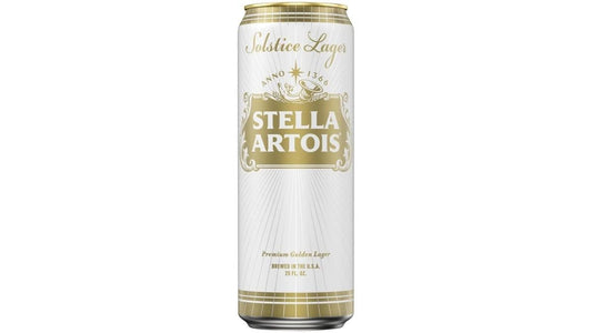 Stella Artois Solstice Lager Can (25 oz)