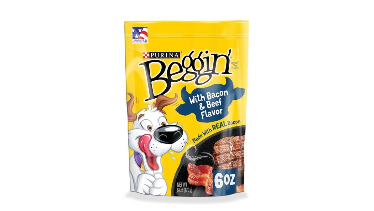 Purina Beggin' Strips Bacon & Beef Dog Treats (6 oz)