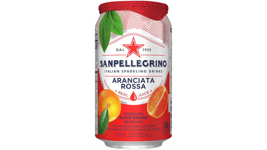 San Pellegrino Sparkling Fruit Beverages Aranciata Rossa/Blood Orange (11.15 oz)