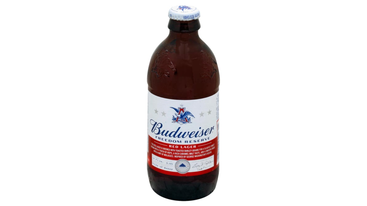 Budweiser Freedom Reserve Red Lager Bottle (12 oz)