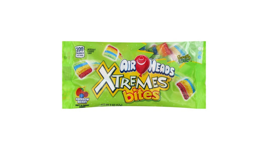 AirHeads Xtremes Bites Rainbow Berry Sweetly Sour Candy (2 oz)