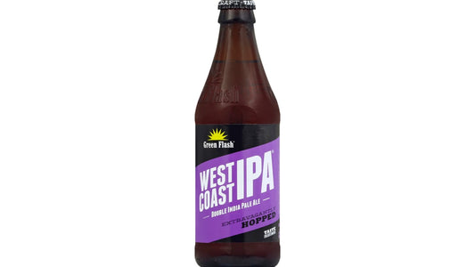 Green Flash West Coast IPA Double India Pale Ale Beer Bottle (12 oz)