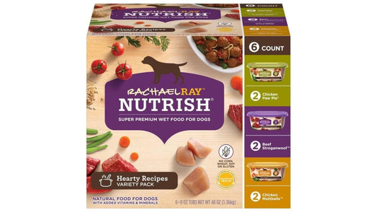 Rachael Ray Nutrish Wet Dog Food Variety Pack (8 oz x 6 ct)