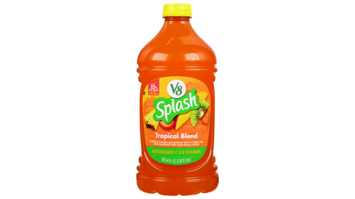 V8 Splash Tropical Blend Juice Bottle (64 oz)