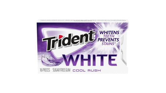 Trident White Sugar Free Cool Rush Gum (16 ct)