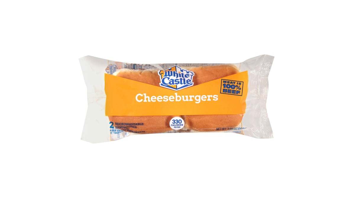 White Castle Microwaveable Cheeseburgers (2 ct)