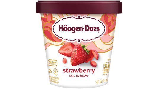 Haagen-Dazs Strawberry Ice Cream (14 oz)