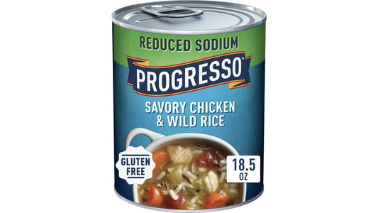 Progresso Reduced Sodium Soup Savory Chicken & Wild Rice (18.5 oz)