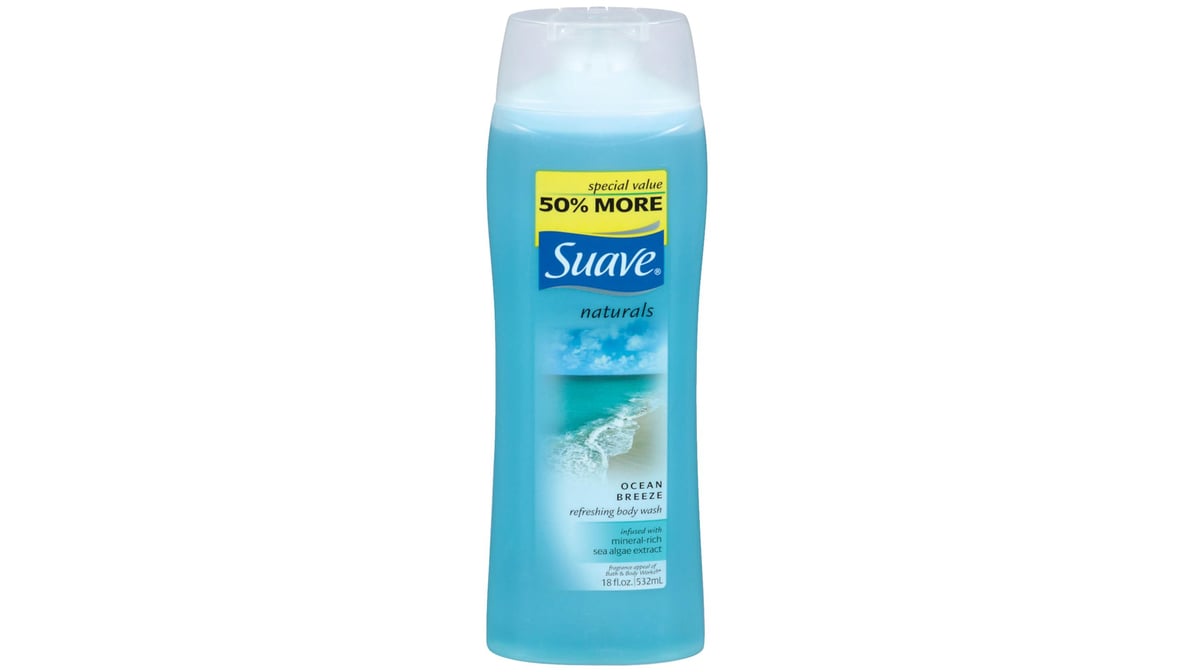 Suave Naturals Refreshing Body Wash Ocean Breeze (18 oz)
