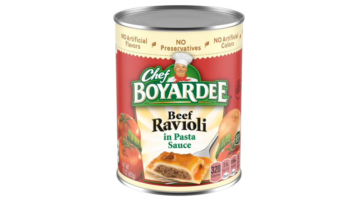 Chef Boyardee Beef Ravioli in Tomato & Meat Sauce (15 oz)
