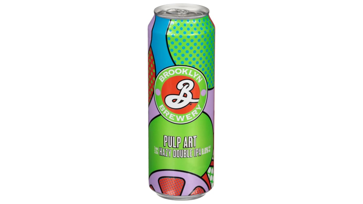Brooklyn Brewery Hazy Double IPA Pulp Art Can (19.2 oz)